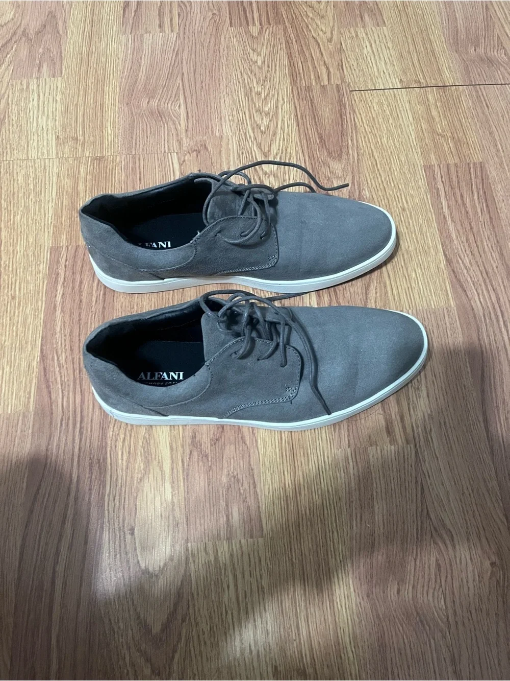 Alfani Gray Suede Chukka Sneakers